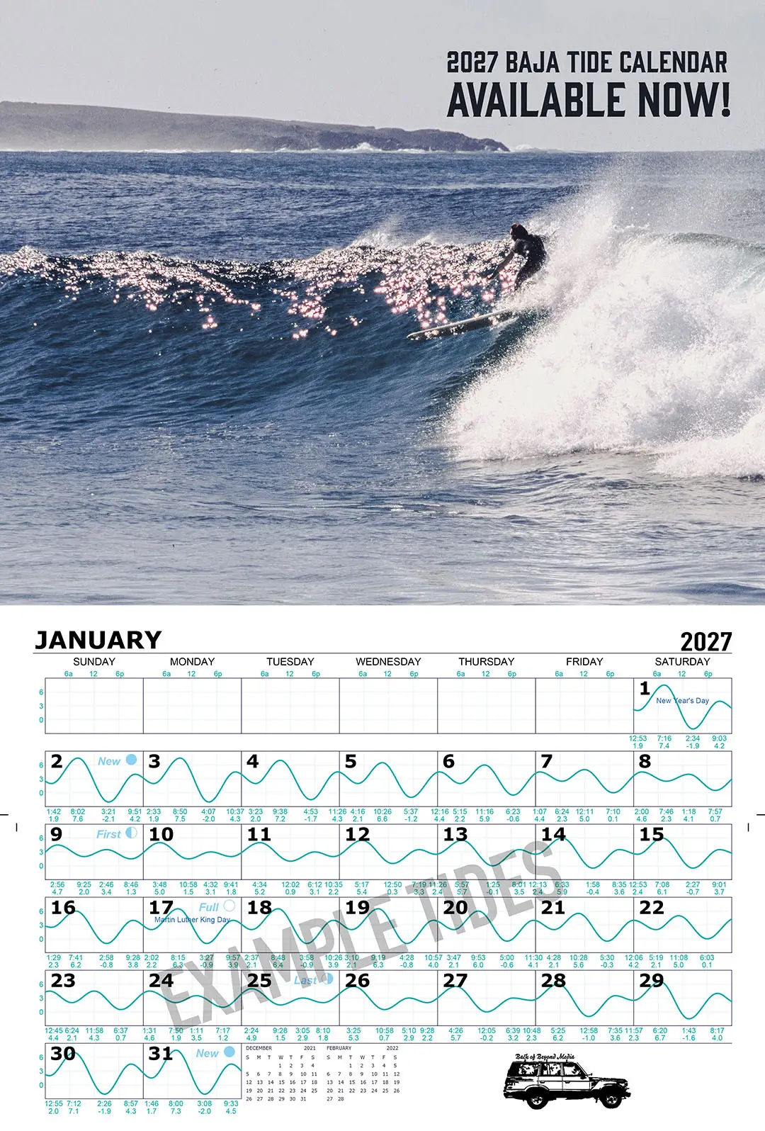 Baja Tide Calendar